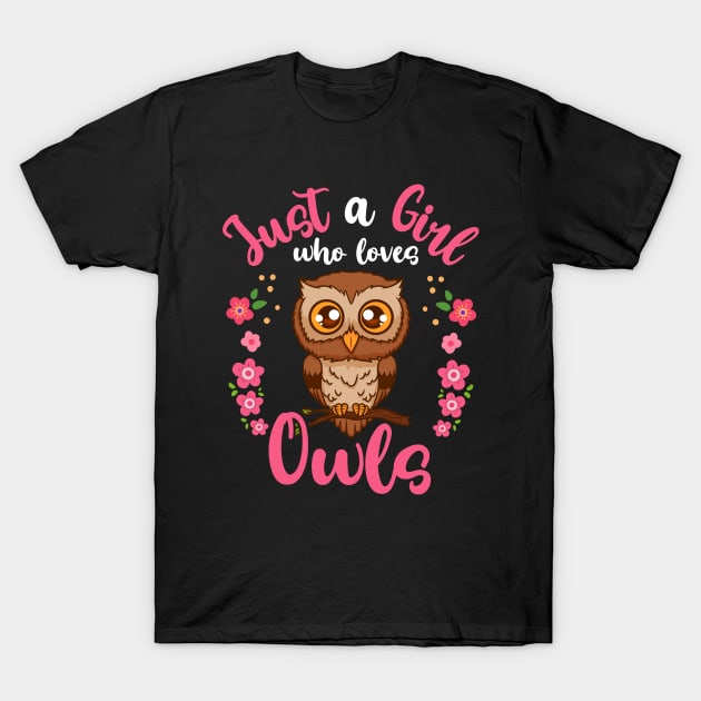 Owls Bird Lover T-Shirt by CreativeGiftShop